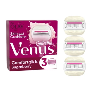 GILLETTE Woman Venus Spa Breeze Sugarbrerry Blister Vervangende Koppen voor Vrouwenscheermachine 3 Stuks