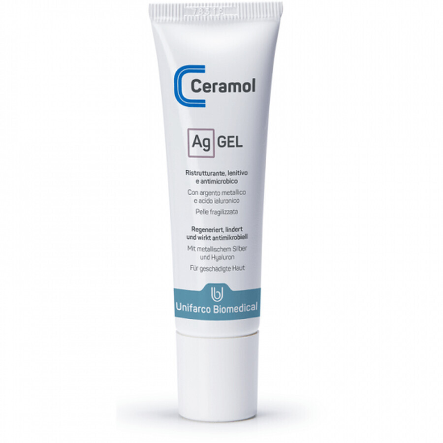 Gel reparator pentru piele fragila, 30 ml, Ceramol