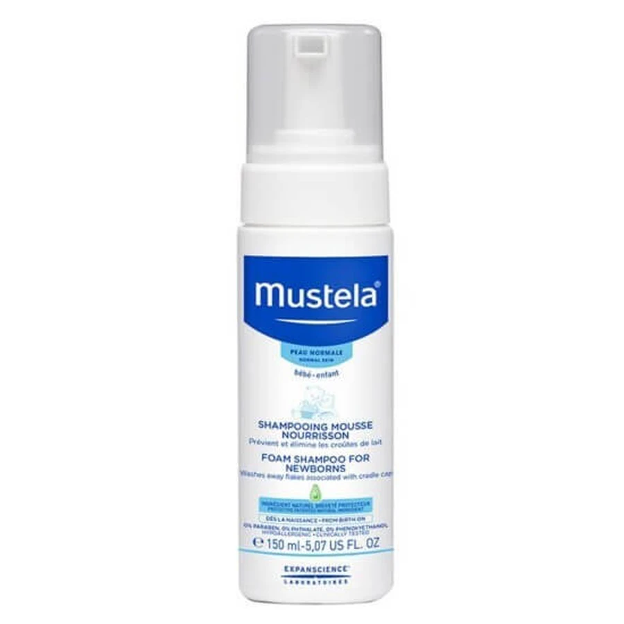 MUSTELA Bebe Champú Espuma Champú en forma de espuma para la nariz 150ml