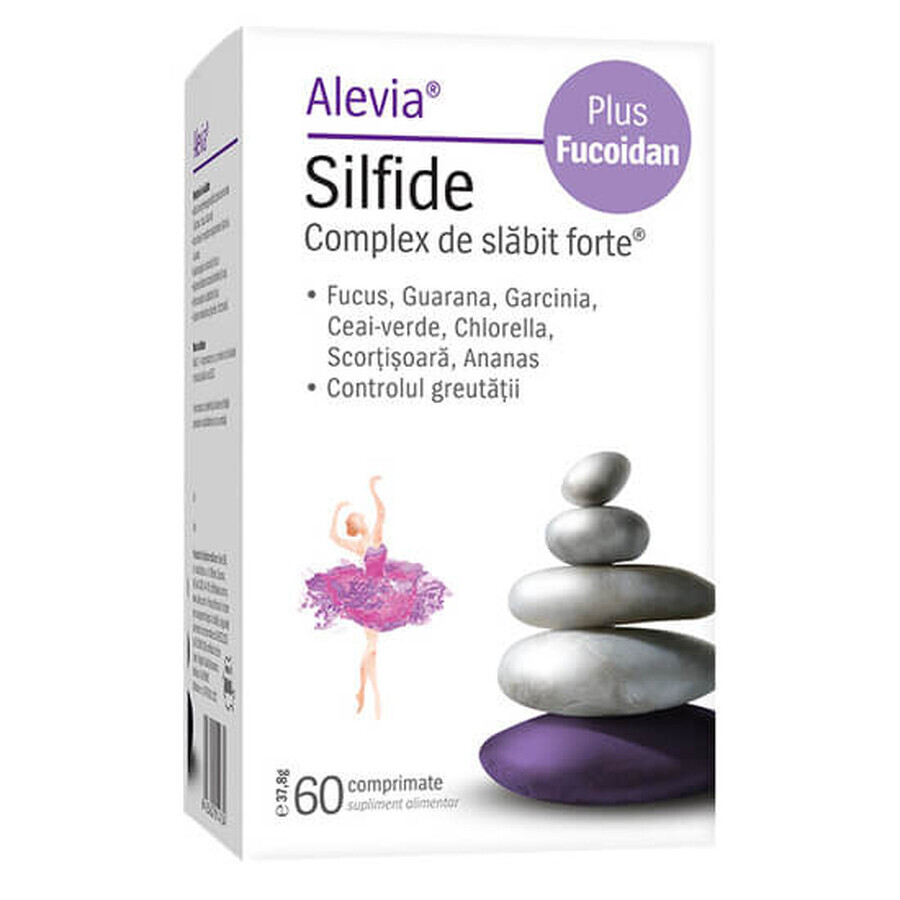 Silfide Complexe Perte de poids, plus Fucoïdane, 60 comprimés, Alevia