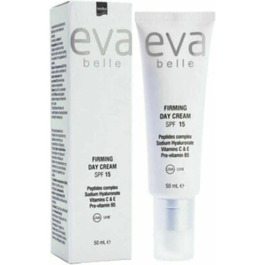 EVA Belle Crema da giorno rassodante SPF15 Crema da giorno antirughe con protezione solare SPF15, 50ml