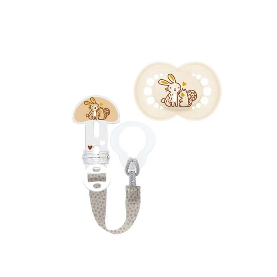 MAM Clip It! y Original Cinta y Tubo de Silicona para 6+ Meses