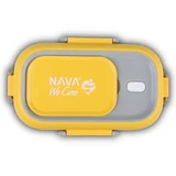 NAVA Roestvrijstalen Rechthoekige Voedselcontainer We Care Geel 800ml (10-262-008)