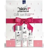 SKIN PHARMACIST Package for Sensitive Skin with 5 in 1 Cleansing Water Micellar 100ml, Face Serum B12, 30ml & Moisturizing Face Cream B12, 50ml