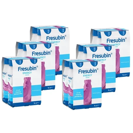 Fresubin Energy mit schwarzem Johannisbeergeschmack, Packung 6 x 4 (24 Stück), Fresenius Kabi