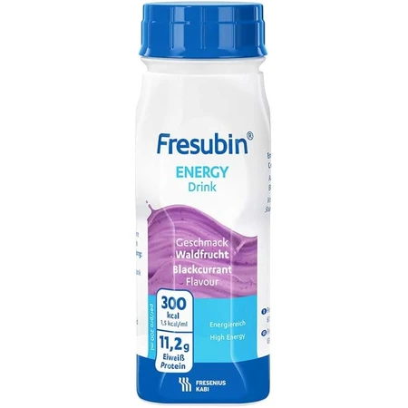 Fresubin Energy mit schwarzem Johannisbeergeschmack, Packung 6 x 4 (24 Stück), Fresenius Kabi