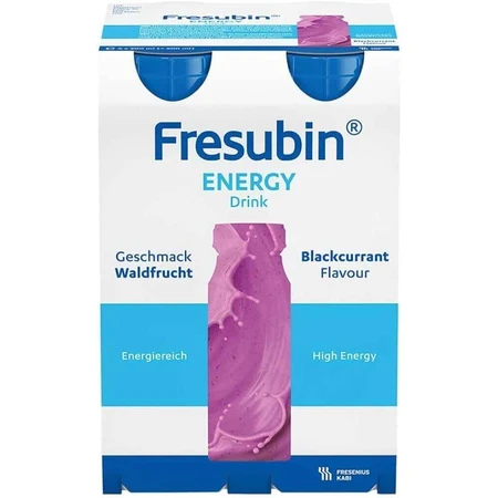 Fresubin Energy mit schwarzem Johannisbeergeschmack, Packung 6 x 4 (24 Stück), Fresenius Kabi
