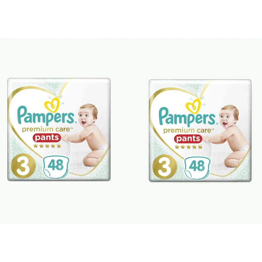 PAMPERS Premium Pants Premium Pants N3 6-11kg 96 Pieces ( 2 Packs of 48 Pieces )