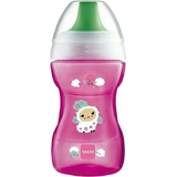 Vaso MAM Fun To Drink Vaso de Plástico Educativo 270ml 8m+ En Varios Colores - Morado