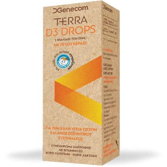 TERRA D3 Druppels Vitamine D3 Druppels 20ml