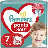 PAMPERS Broek 360° Nr. 7 Voor 17+ kg 22 Stuks