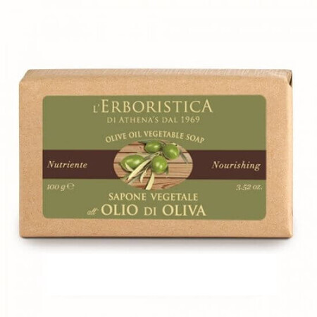 Vegetable soap with olive oil, 100g, L'Erboristica