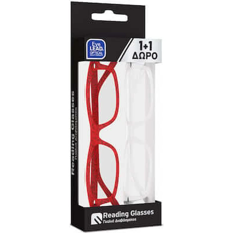 Lunettes de lecture EYELEAD - Presbytie 1+1 Rouge(E224) + Clair(E223) +3.00