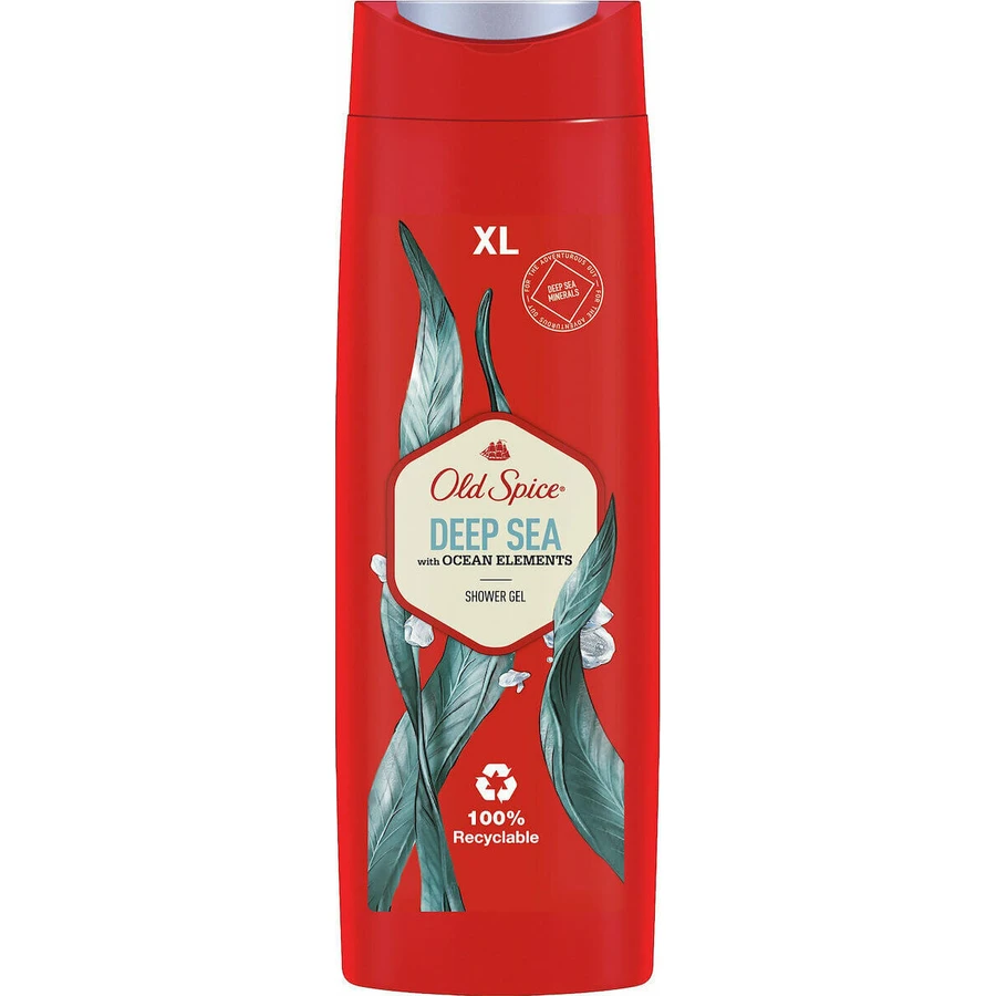 OLD SPICE Gel de Ducha Mar Profundo Con Minerales Gel de Ducha Para Hombre 400ml