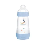 MAM Biberón de Plástico Easy Start Anticólico con Silicona 2+ Meses 260ml [351SBc]