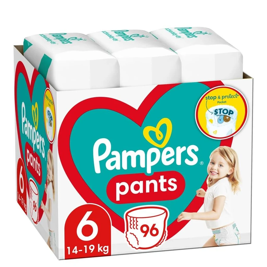 PAMPERS Pants No6 For14-19kg (48x2) 96 sztuk: ceny i cechy
