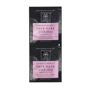 APIVITA Face Mask For Gentle Cleansing With Pink Clay 2x8ml
