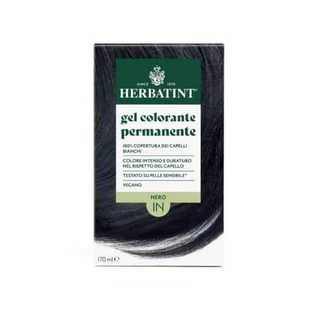 HERBATINT Permanente Haarkleuring Gel Ammoniakvrije Haarkleuring 1N Zwart 170ml