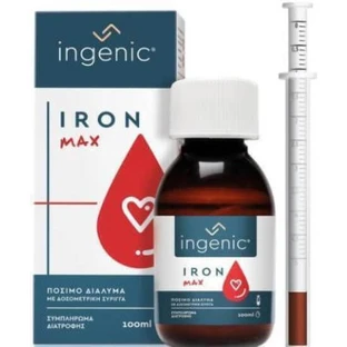 INGENIC IJzer Max-Iron in de vorm van drinkoplossing 100ml