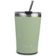 NAVA Thermos Glas met Roestvrij Stalen Rietje We Care In Groen 450ml (10-262-112)
