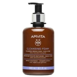 APIVITA Reinigingsschuim voor Gezicht & Ogen, met Olijf, Lavendel & Propolis 300ml