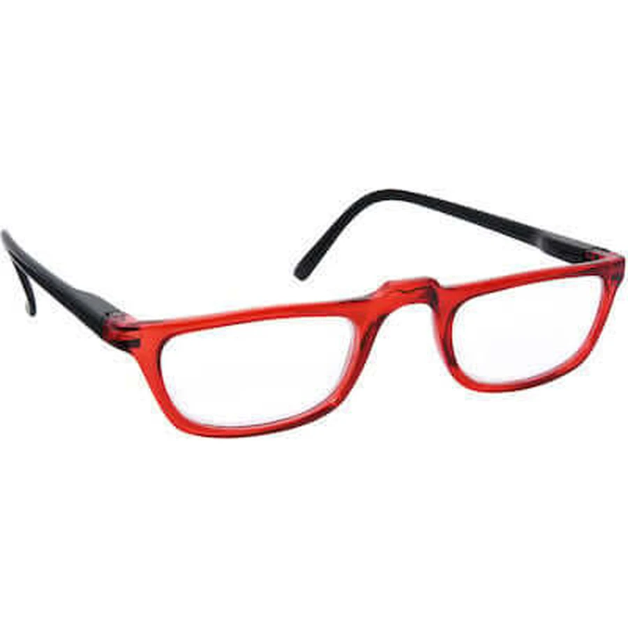EYELEAD Leesbril-Presbyopie Rood-zwart Rood-zwart Granulair E231 +1,50