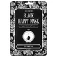 KOCOSTAR Black Happy Mask Gezichtsreinigingsmasker met Koolstof