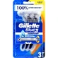 GILLETTE Blue3 Plus Comfort Wegwerpscheermesjes Scheermesjes met 3 mesjes voor diep & glad scheren 3 stuks