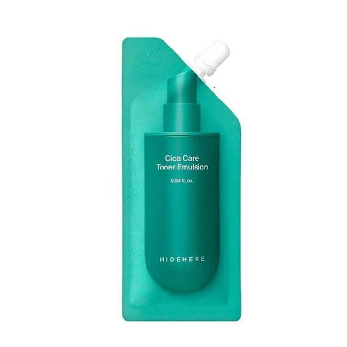 HIDEHERE Cica Verzorgende Toner Emulsie, Herstellende Emulsie voor het gezicht 25ml