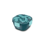 NAVA Lebensmittelbehälter Kunststoff Quadrat We Care In Stein Farbe 1700ml (10-259-030)