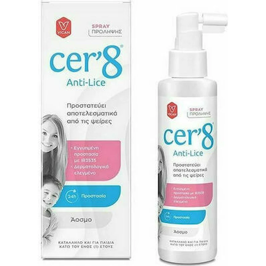 CER'8 Anti-Luis Spray ter voorkoming van luizen en spruw, geurloos 150ml