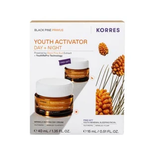 KORRES Promo Zwarte Den Primus Dag Jeugdcrème, 40ml & Nachtcrème, 15ml