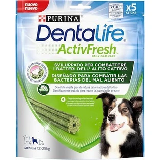 PURINA Dentalife Activfresh Medium Dental Treat voor Honden tegen Geur 5 stuks