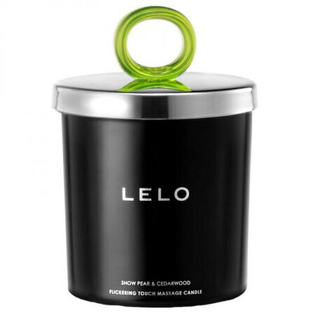 Lelo Flickering Touch Candela da Massaggio Pero Alpino e Legno di Cedro, 150g