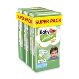 BABYLINO Sensitive Cotton Soft Kinderwindeln No7 15kg+ (36x3) 108 Stück