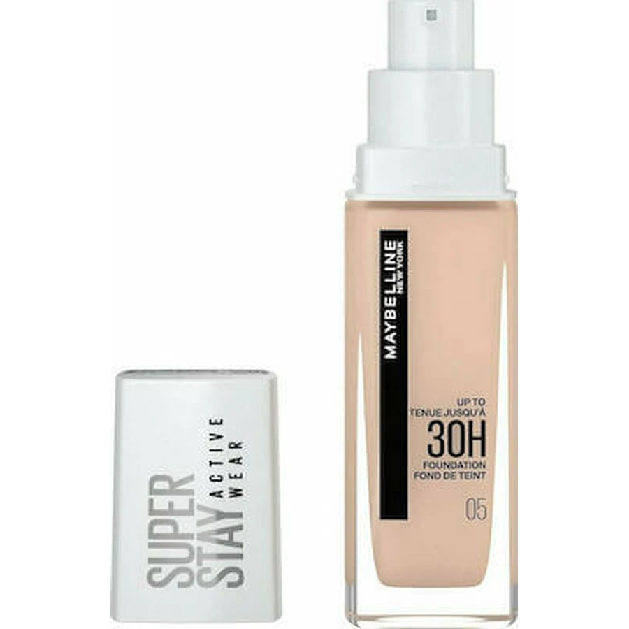 MAYBELLINE Super Stay 30h Volledige Dekking Foundation Make Up Voor Perfecte Dekking 05 Licht Beige 30ml