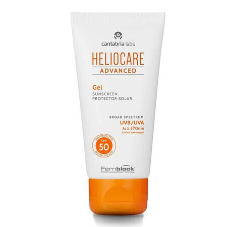 Heliocare Advanced Gel SPF50 Protezione Solare Viso Corpo Pelle Mista, 50ml