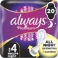 ALWAYS Ultra Platinum Secure Night Pads con ali n. 4 20 pezzi