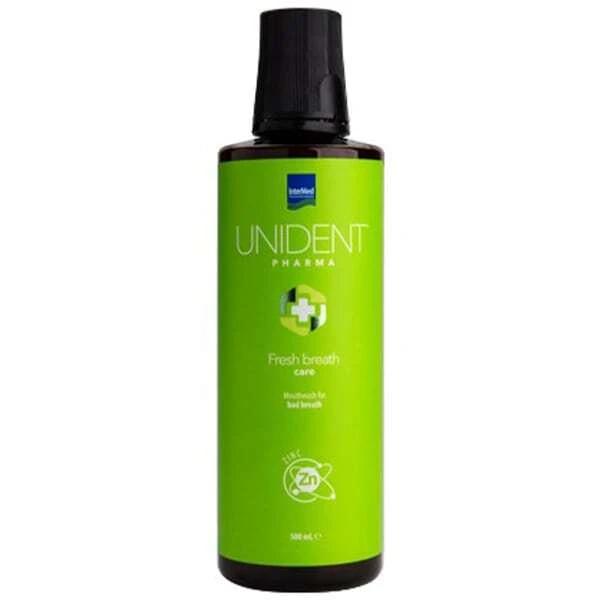 UNIDENT Pharma Mondwater Frisse Adem Mondwater Tegen Geur, 500ml
