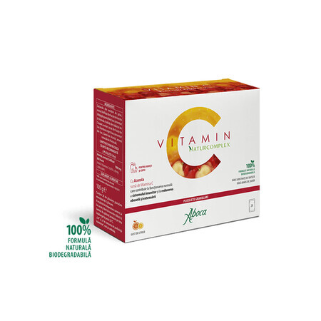 Vitamin C with acerola Naturcomplex, 20 sachets, Aboca