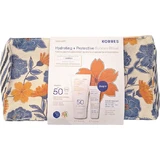 KORRES PROMO Yoghurt SPF50 Yoghurt Sunscreen Face & Eye Cream 50ml & Yoghurt Cream Face Gel Greek Yoghurt Moisturizing with Probiotics 20ml & Collector's Case