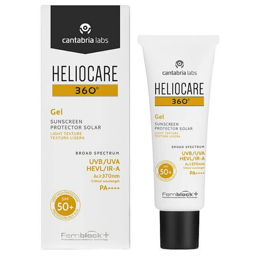 Sunscreen gel with SPF 50+ Heliocare 360, 50 ml, Cantabria Labs