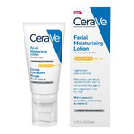 Crema hidratanta pentru ten normal-uscat cu SPF 50, 52 ml, CeraVe