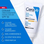 Crema hidratanta pentru ten normal-uscat cu SPF 50, 52 ml, CeraVe