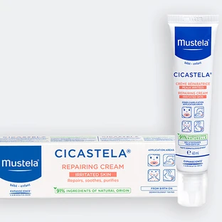 MUSTELA Bebe Cicastela Herstellende Crème voor de geïrriteerde baby- & kinderhuid 40ml