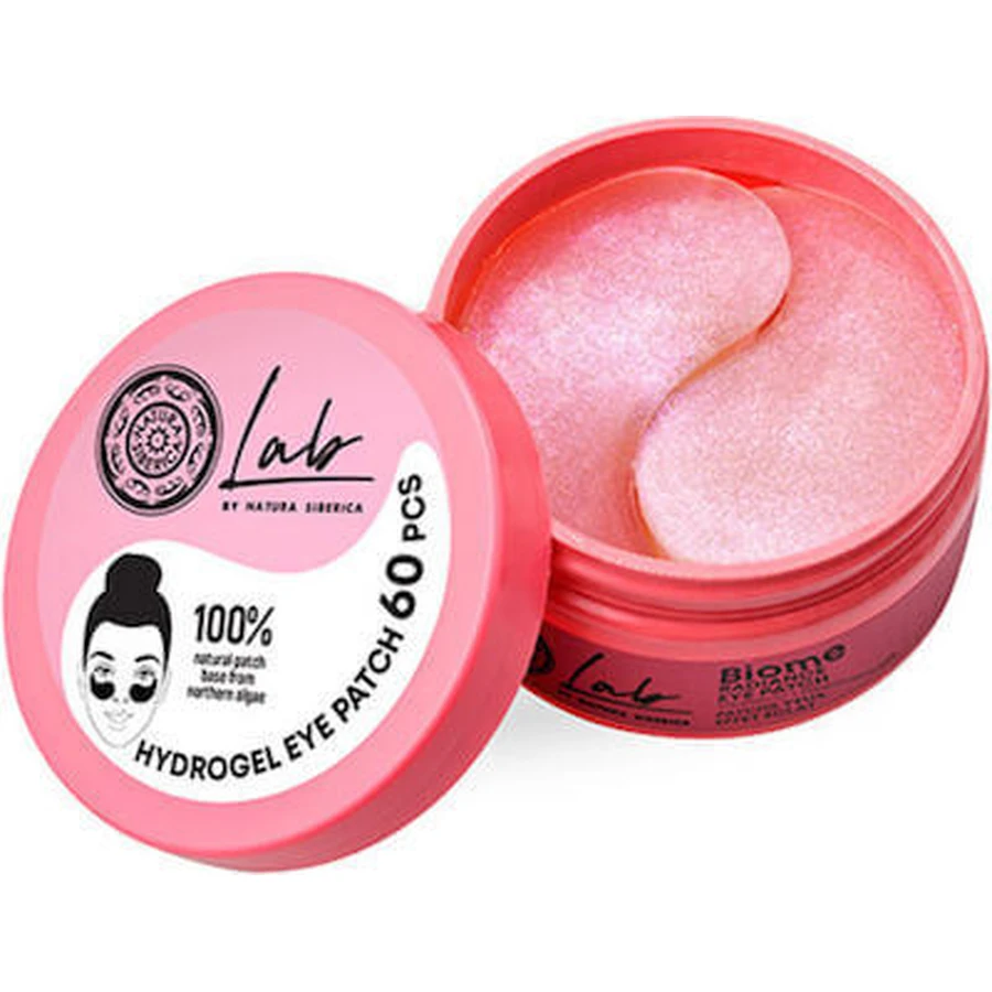 NATURA SIBERICA Lab Biome Radiance Hydrogel Eyepatches For Shine & Vitality With Vitamin C & Niacinamide 60 Pieces