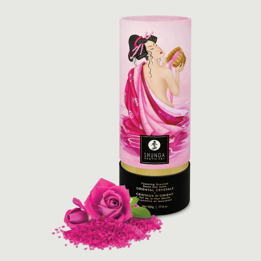 Oriental Crystals Aphrodisia Rose Foaming Scented Dead Sea Salts