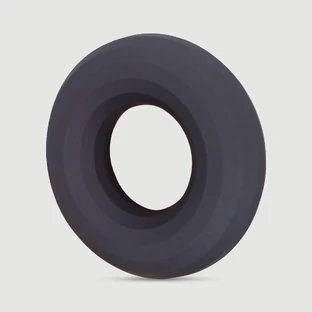 The Perfect O Liquid Anillo flexible de silicona para el pene 40 mm - Negro