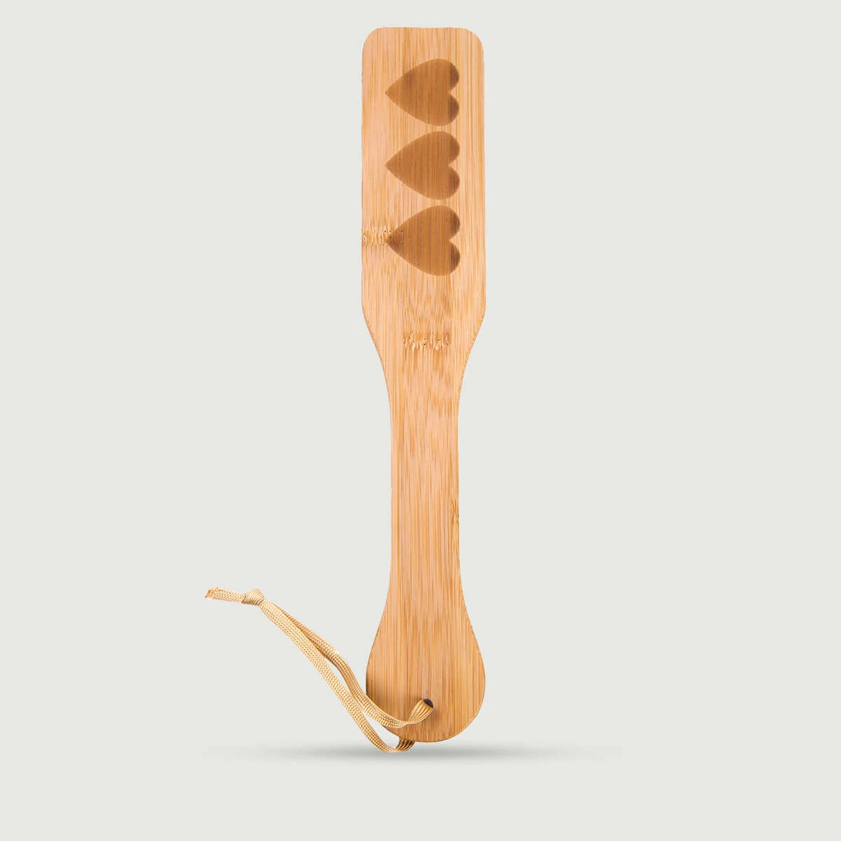 Houten Liefdesreeks Bamboe Peddel Met Gesneden Harten