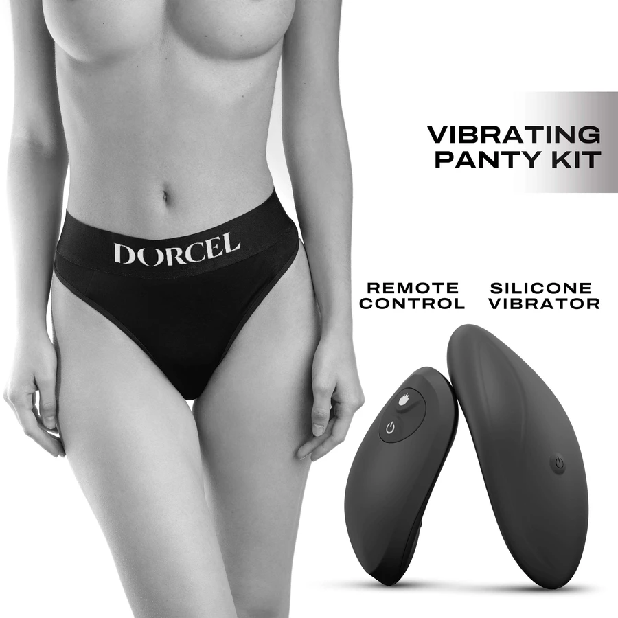 Discreet Panty XL Vibrador Térmico con Mando a Distancia - Negro